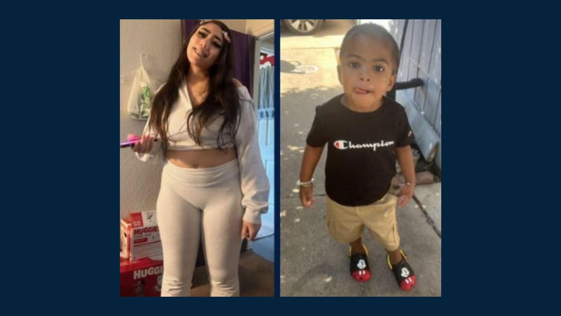 The search involves Alexia James and her son, Michael Keola. Sacramento police consider both at risk, but for different reasons: authorities said Alexia is at risk because of a mental health condition, while Michael is considered especially vulnerable because of his young age.