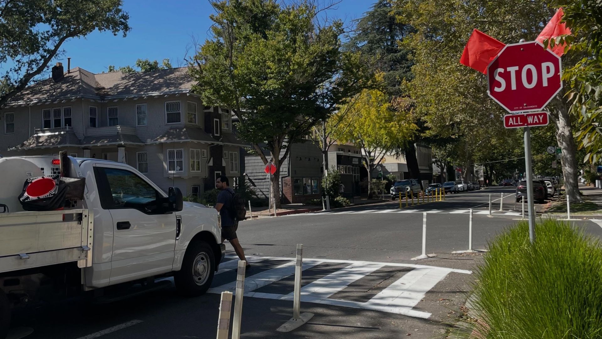 The improvements are part of a broader city effort to address traffic safety at several locations. Rather than focusing on a single intersection, Sacramento is using its Quick-Build initiative to introduce practical changes that encourage slower driving and make streets easier to navigate on foot.